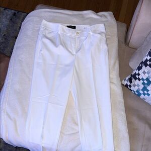 Talbots White Hampshire Ankle Pants - Size 6